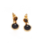 LIVKE’s gold tiger eye oval pendant on a snake chain, styled with a linen dress for boho-chic everyday elegance.