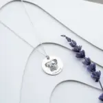 Personalized Stainless Steel Pet Memorial Necklace with Laser-Etched Pet Name "Bella" and Owner's Phone Number - Hypoallergenic Pet Keepsake Jewelry
