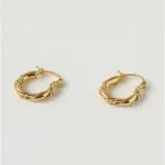 Asymmetrical Titanium Hoops - Hypoallergenic Geometric Earrings for Sensitive Ears, Punk & Minimalist Style