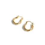 Asymmetrical Titanium Hoops - Hypoallergenic Geometric Earrings for Sensitive Ears, Punk & Minimalist Style
