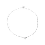 Delicate gold and silver chain set with iridescent shell pendants, perfect for beach weddings and minimalist jewelry lovers